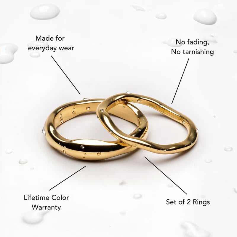 "Gemini" Stackable Rings