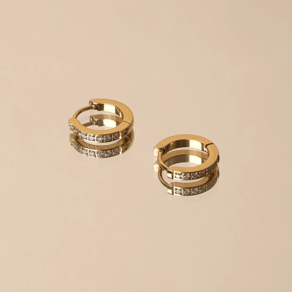 Tiny Gold Hoop Earrings